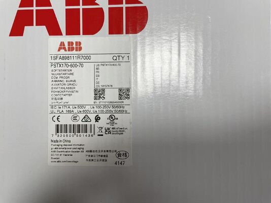 ABB PSTX170-600-70 Προηγμένος Έξυπνος Εκκινητής Ομαλής Εκκίνησης για Έλεγχο Κινητήρα