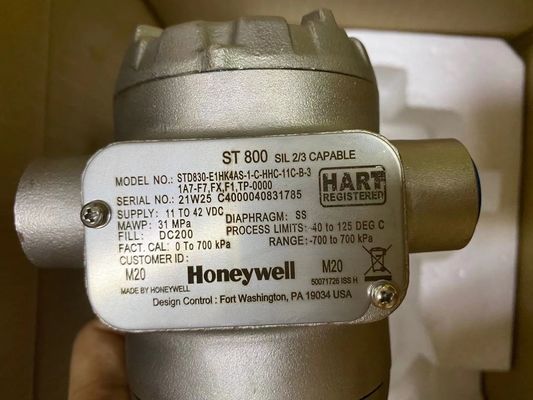 STD830 SmartLine Διαφορετική πίεση HONEYWELL Μεταδότης STD830-E1HK4AS-1C-HHC-11C-B-31A7-F7 FX F1 TP-0000