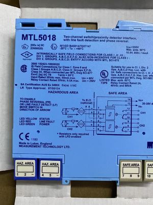 MTL5018 MTL Instruments Proximity Detector Interface Αριθμός καναλιών 2