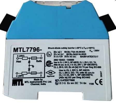 MTL7796- MTL Instruments Intrinsically Safe Zener Barriers Safety Isolator  Εναλλακτικό σύστημα ασφαλείας