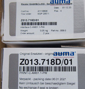 Z013.718D/02 Πίνακας κυκλωμάτων λογικής PCB AUMA Μέρη ενεργοποιητή