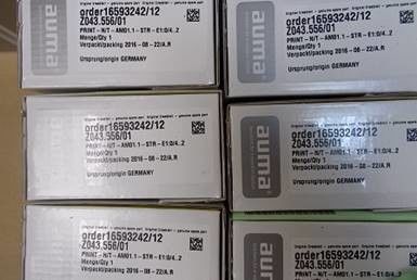 Z014.811A-01 Δελτίο ελέγχου σήματος Ε AUMA Μέρη ενεργοποιητή Επισκευή και αντικατάσταση