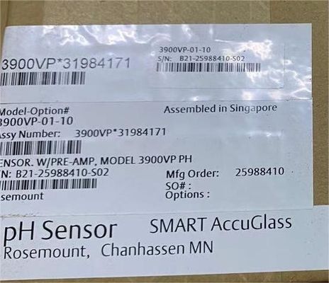 3900VP-01-10 3900 Γενικός σκοπός Έμερσον Rosemount PH ORP αισθητήρας