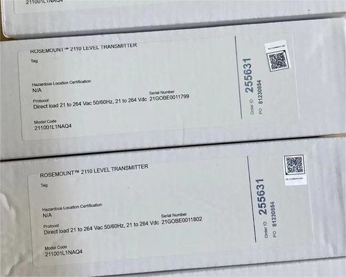 211001L1NAQ4 Rosemount 2110 Δονητικός διακόπτης επιπέδου πιρούνι
