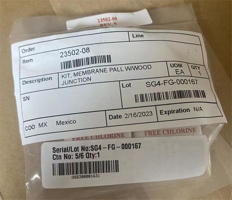 23502-08 Συγκρότημα μεμβράνης Emerson Rosemount με O δαχτυλίδι Χωρίς χλώριο Κώδικας-01-54