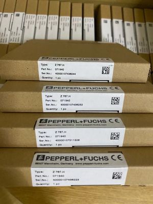 Z787.H Zener PEPPERL FUCHS Απομονωμένο φράγμα 2 καναλιών Μεγάλη ισχύς έκδοση