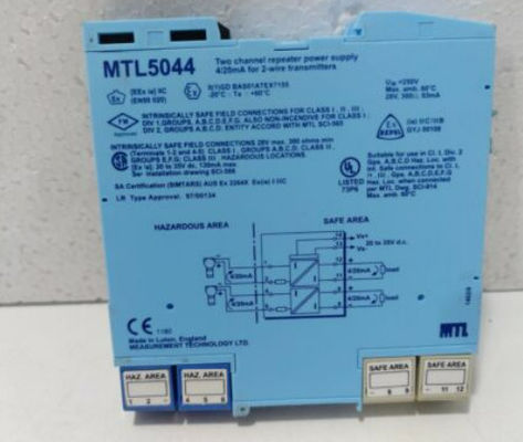 MTL5044 MTL Instruments Επαναλαμβανόμενο ρεύμα τροφοδοσίας τάση τροφοδοσίας 20 έως 35V dc