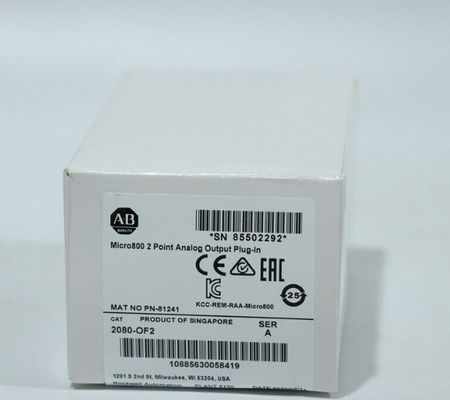2080-OF2 Allen Bradley Micro800 2 σημεία αναλογική έξοδος Plug-In μονάδα
