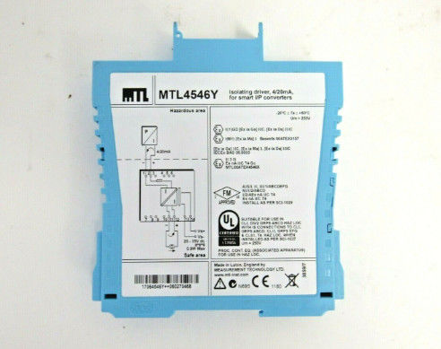 MTL4546Y MTL Instruments Isolating Driver Για τοποθετητές βαλβίδων HART με ανίχνευση σφαλμάτων γραμμής