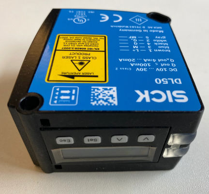 Αισθητήρες απόστασης λέιζερ SICK DL50-P1123: Dx50 36,1 mm X 62,7 mm X 57,7 mm για βιομηχανικά
