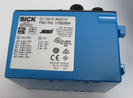 Αισθητήρας απόστασης λέιζερ SICK Dx100 DL100-21AA2101 6 ψηφίων 5 x 7 μονάδες, LED