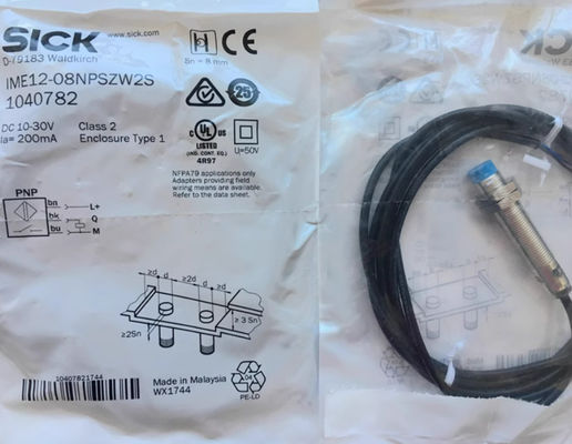 SICK IME12-08NPSZW2S Ανταγωγικοί αισθητήρες εγγύτητας IME Τύπος παροχής τάσης 10 V DC-30 V DC