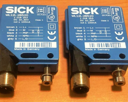 SICK WL12L-2B520 Φωτοηλεκτρικοί αισθητήρες W12 σύνδεση αρσενικός σύνδεσμος M12 5-pin