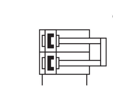 Festo DGST-16-40-PA Μίνι διαδρόμιο 16 mm διάμετρος έμβολο Μεγάλη δύναμη 241 N σε 6 bar