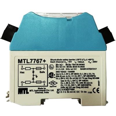 MTL7767+ MTL Zener Barriers Ένα κανάλι φραγμών ασφάλειας για βιομηχανικές εφαρμογές