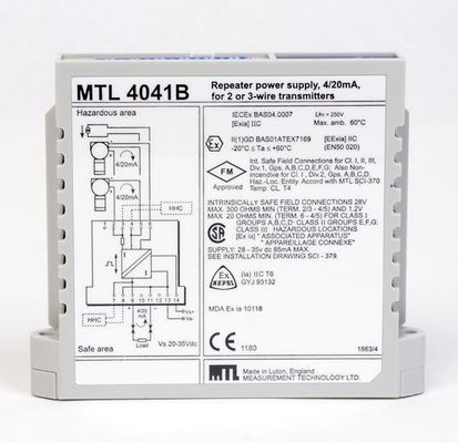 MTL4041B MTL Instruments Επαναλαμβανόμενη τροφοδοσία για ένα κανάλι