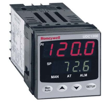 Χάνιγουελ DC120L-1-0-0-0-1-0-0-0 Ρυθμιστής ορίου θερμοκρασίας, καθολική είσοδος, 1/16-DIN, έξοδος ρελέ