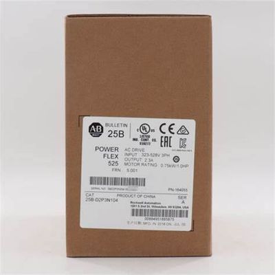 Το Allen-Bradley 25B-D2P3N104 είναι ένα VFD με κινητήρα μεταβλητής συχνότητας PowerFlex 525