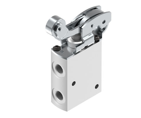Φελλώδης βαλβίδα ελατήρα κυλίνδρων VMEF-RT-M32-M-G18 με μηχανικό ελατήριο ονομαστικού πλάτους 5,6 mm