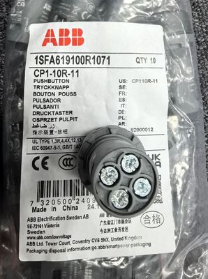 Ανθεκτικό και αξιόπιστο CP1-10R-11 ABB κουμπί για βιομηχανικές εφαρμογές
