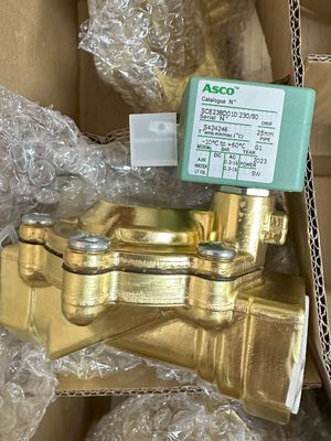 ASCO SCE238D008EMO.24/DC - Κεφάλαιο από χαλκό, EPDM, G1/2, 2/2 NC, σειρά 238 Σολενοειδείς βαλβίδες Pilot Operated Built In Pilot
