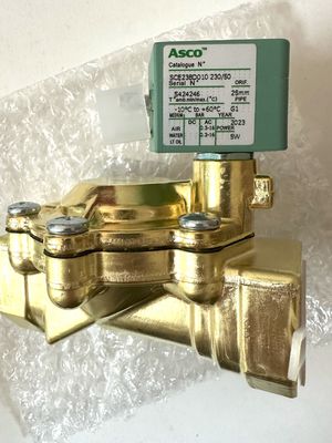ASCO SCE238D008EMO.24/DC - Κεφάλαιο από χαλκό, EPDM, G1/2, 2/2 NC, σειρά 238 Σολενοειδείς βαλβίδες Pilot Operated Built In Pilot