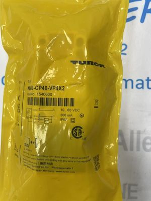 Τούρκ NI40U-CP40-VP4X2 Ανταγωγικός αισθητήρας εγγύτητας μπλοκ για ακριβή εγκατάσταση χωρίς καταρροή