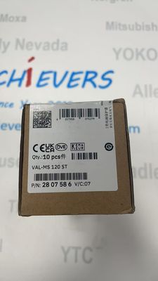 Phoenix VAL-MS 120 ST Τύπου 2 Προστασία από Υπερτάσεις Βύσμα Ανοικτού Κυκλώματος Τάση -21 έως -24 Vdc Μήκος χωρίς σπείρωμα Επιλογή 0 mm
