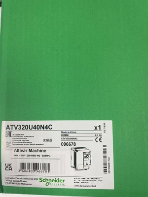 Schneider ATV320U40N4C Δυναμικό μεταβλητής συχνότητας 3.2 A ρεύμα εισόδου