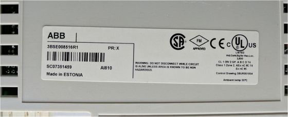 ABB 3BSE008516R1 AI810 Μονάδα Αναλογικής Εισόδου 12Bit HART Communication