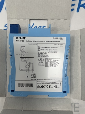 MTL4546C Εσωτερικά ασφαλείς απομονωτές Περιοχή σήματος Έκδοση 4 έως 20mA Πράσινη ένδειξη ισχύος