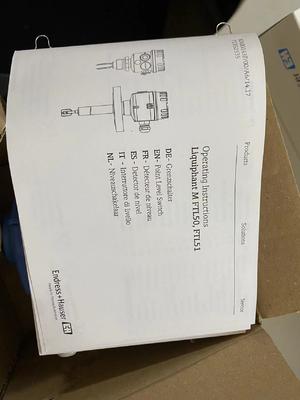 Endress Hauser FTL50-JHN2/0 Liquiphant FTL50 διακόπτης σημειακού επιπέδου