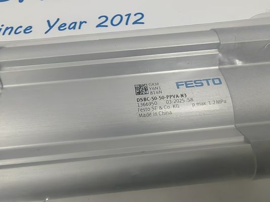Κύλινδρος προφίλ προτύπου ISO Festo DSBC-50-50-PPVA-N3 σχεδιασμένος
