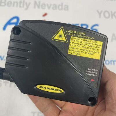 BANNER LT3PILVQ High-Precision Retroreflective Time-of-Flight Laser Sensor