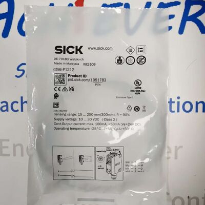 SICK GTE6-P1212 Μινιατούρα Διάχυτος Φωτοηλεκτρικός Αισθητήρας
