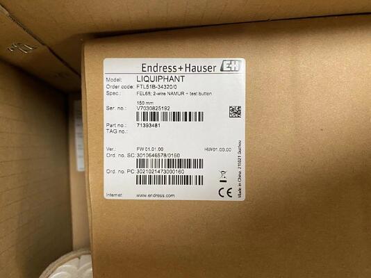 E+H FTL51B-34320/0 Liquiphant SIL-Rated Vibronic Tuning Fork Level Switch (Αλλακτικός ρυθμιστικού πιρούνι)