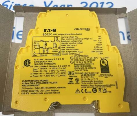 Συσκευή προστασίας από υπερβολικές τάσεις των σιδηροδρόμων MTL SD32X DIN