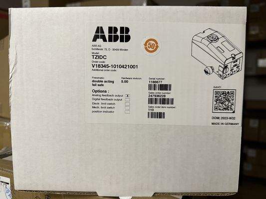 V18345-1010421001 V18345 ΑΒΒ Ελεγκτής θέσης βαλβίδων TZIDC Ηλεκτροπνευματικός ελεγκτής θέσης