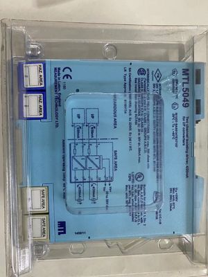 MTL5049 Eaton 2 Channel Zener Barrier Απομονωμένος οδηγός ρεύμα εισόδου ρεύμα εξόδου ATEX 4 έως 20mA