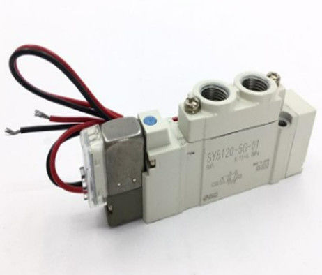 SMC SY5120-5G-01 Βαλβίδα, Sol, SY5000 SOL/VALVE, RUBBER SEAL Διορισμένη τάση 24 VDC