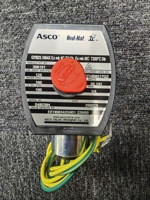 Asco EVMF8316G382V RedHat Φαλβίδες ηλεκτροσόλεως χαμηλής ισχύος για βιομηχανικές εφαρμογές