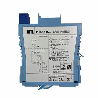 MTL4546C Εσωτερικά ασφαλείς απομονωτές Περιοχή σήματος Έκδοση 4 έως 20mA Πράσινη ένδειξη ισχύος