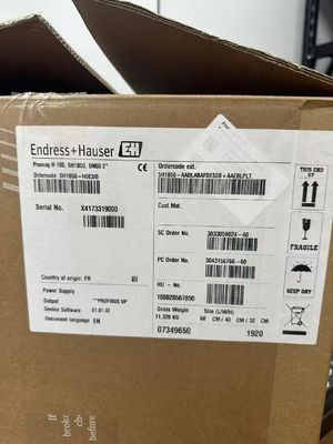 Endress Hauser 5H1B50-HOE3/0 Ηλεκτρομαγνητικός μετρητής ροής με εισροή επιπέδου 1x αισθητήρας FDU9x/8x