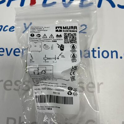 MURR ELEKTRONIK 7000-29541-0000000  SVS Form A 18mm Solenoid Valve Plug Connector