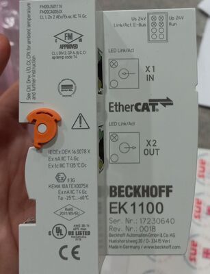 Μονάδα δέσμευσης Beckhoff EK1100